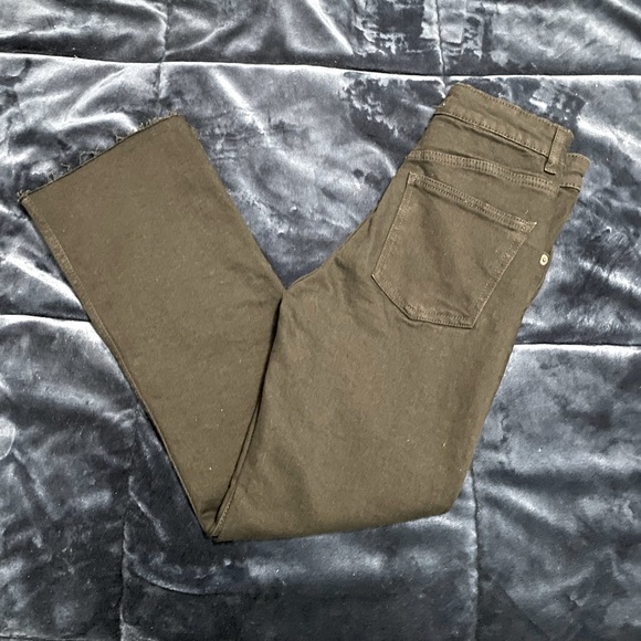 *ZARA* High rise crop flare jeans in black US 4 - Picture 7 of 7